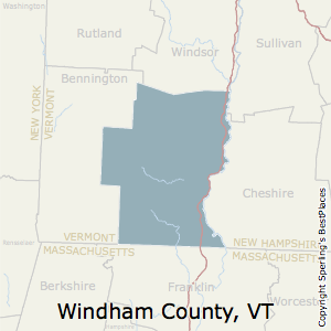 Windham,Vermont County Map