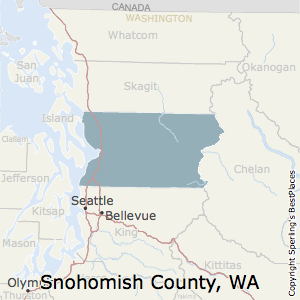 Snohomish,Washington County Map