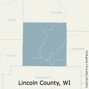 Lincoln,Wisconsin County Map