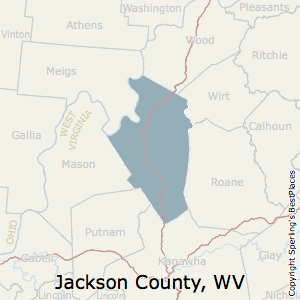 Jackson,West Virginia County Map