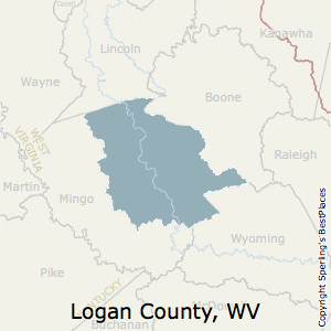 Logan,West Virginia County Map