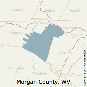 Morgan County Wv Map Best Places To Live In Morgan County, West Virginia