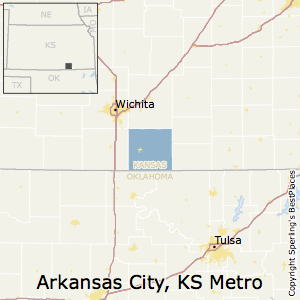 Arkansas_City-Winfield,Kansas Metro Area Map