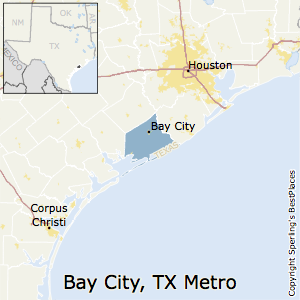Bay_City,Texas Metro Area Map