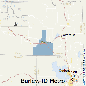 Burley,Idaho Metro Area Map