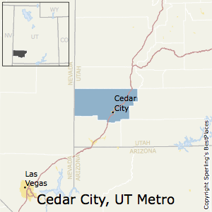 Cedar_City,Utah Metro Area Map