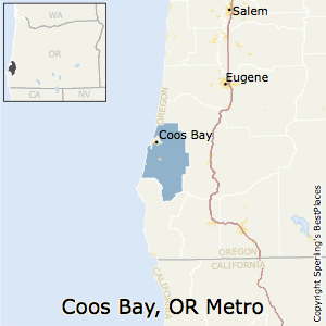 Coos_Bay,Oregon Metro Area Map