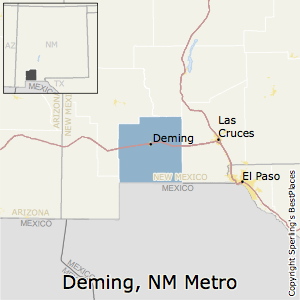 Deming,New Mexico Metro Area Map