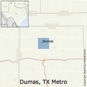 Dumas Texas Map