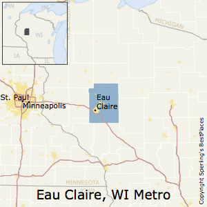 Eau_Claire,Wisconsin Metro Area Map