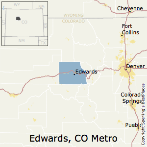 Edwards,Colorado Metro Area Map