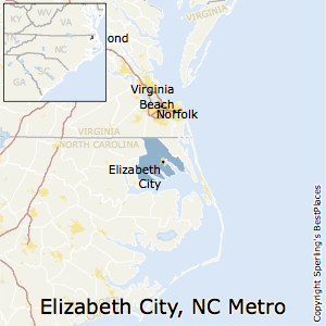 Elizabeth_City,North Carolina Metro Area Map