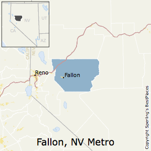 Fallon,Nevada Metro Area Map