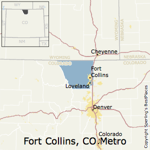 Fort_Collins,Colorado Metro Area Map
