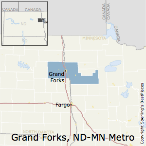 Grand_Forks,North Dakota Metro Area Map