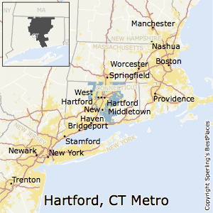 Hartford-West_Hartford-East_Hartford,Connecticut Metro Area Map