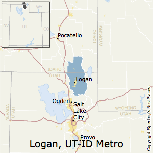 Logan,Utah Metro Area Map