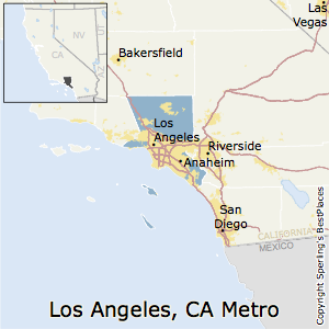 Los_Angeles-Long_Beach-Anaheim,California Metro Area Map