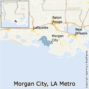 Morgan_City,Louisiana Metro Area Map