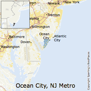 Ocean_City,New Jersey Metro Area Map