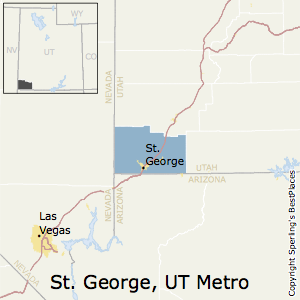 St._George,Utah Metro Area Map