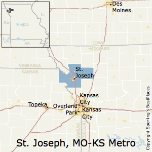 St._Joseph,Missouri Metro Area Map