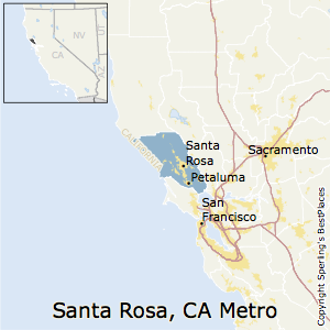 Santa_Rosa,California Metro Area Map