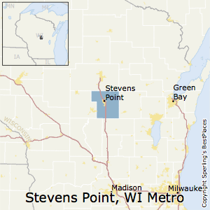 Stevens_Point,Wisconsin Metro Area Map