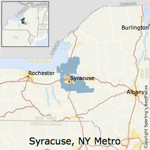 Syracuse,New York Metro Area Map