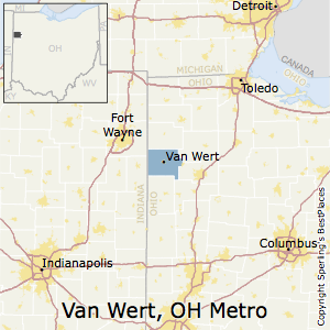 Van_Wert,Ohio Metro Area Map