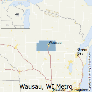 Wausau,Wisconsin Metro Area Map