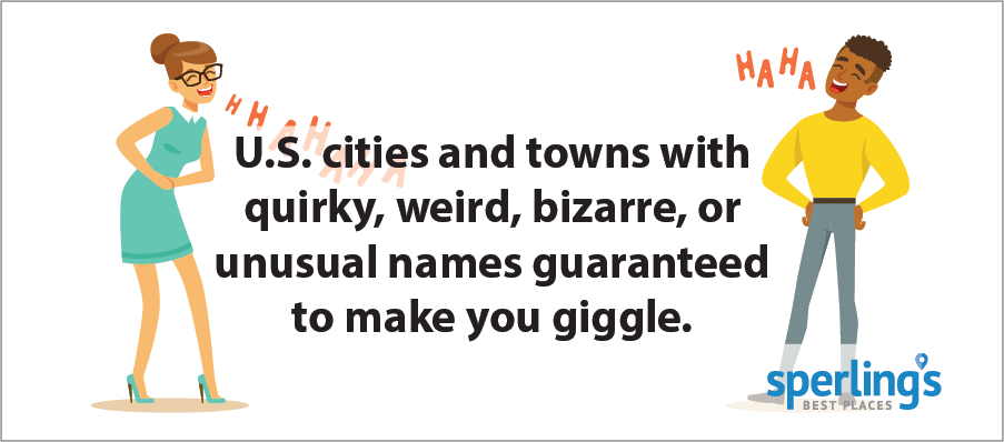 Quirky City Names Adult Theme