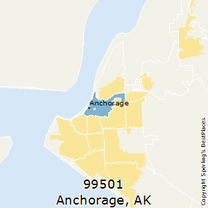Anchorage,Alaska County Map