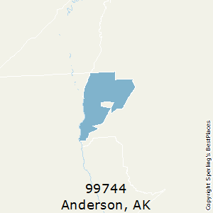 Anderson,Alaska County Map