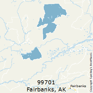 Fairbanks,Alaska County Map