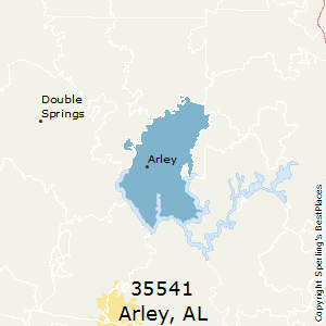 Arley,Alabama County Map