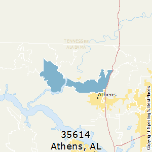 Athens,Alabama County Map
