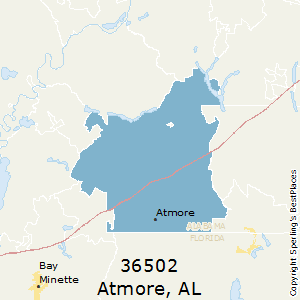 Atmore,Alabama County Map