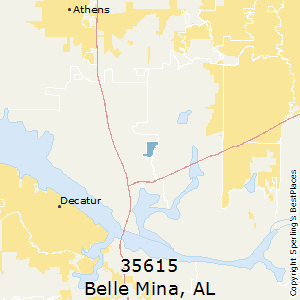 Belle_Mina,Alabama County Map