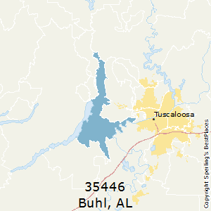 Buhl,Alabama County Map
