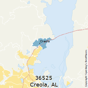 Creola,Alabama County Map