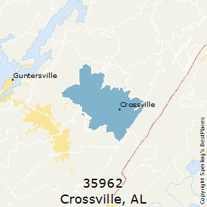 Crossville,Alabama County Map