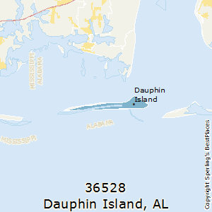 Dauphin_Island,Alabama County Map