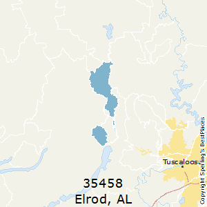 Elrod,Alabama County Map