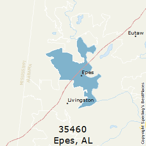 Epes,Alabama County Map