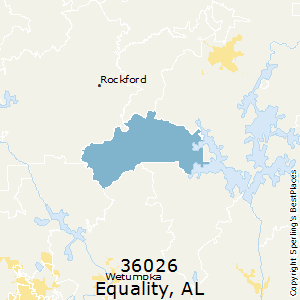 Equality,Alabama County Map