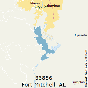 Fort_Mitchell,Alabama County Map