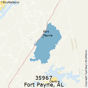 Fort_Payne,Alabama County Map