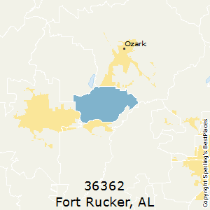Fort_Rucker,Alabama County Map