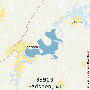 Gadsden,Alabama County Map